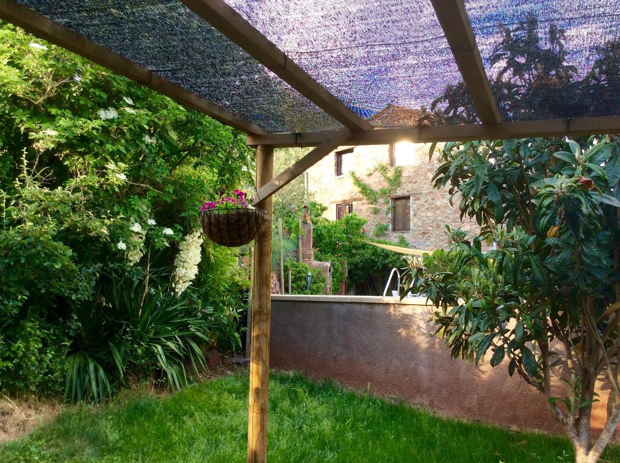 Casa Rural Con Piscina Y Vistas Al Valle - Cal Pallares Argestues Eksteriør bilde
